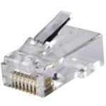 MJS-808TC カテゴリー5モジュラープラグ(貫通タイプ) DENSAN(ジェフコム)