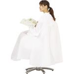 No．4314 エレカットビッグ袖付刈布 ホワイト カトレア本舗