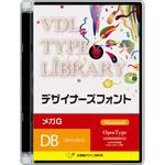 43600 VDL TYPE LIBRARY デザイナーズフォント Macintosh版 Open Type メガG Demi Bold 視覚デザイン研究所
