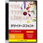 40900 VDL TYPE LIBRARY デザイナーズフォント Macintosh版 Open Type V7ゴシック Extra Bold 視覚デザイン研究所