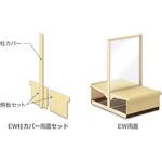 512-63 パン什器EW用柱カバー両面セット 中日販売