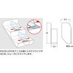 9328 可変式青果台用アンコ30×45用中仕切板(10ケ入) 中日販売