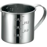 KO 18-8口付計量カップ 仔犬印(本間製作所)