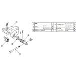 ねじ式万能クランプ(PCA)1.5t用部品 日本クランプ(JAPAN CLAMP