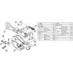 縦つりクランプ(S)1.0t用部品 日本クランプ(JAPAN CLAMP)
