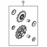 Y51L98010 RD-A070 T/GプーリーSET SHIMANO(シマノ)
