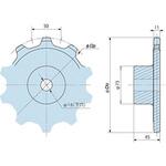 TPUN形チェーン用スプロケット 椿本チエイン