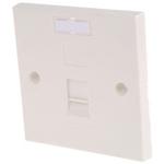 WNC-00007-02 Single RJ45 Cat5e UTP 1 Gang Wallplate 日本モレックス(molex)