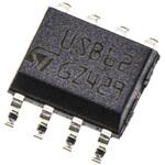 STMicroelectronics 2チャンネル 双方向 TVSダイオードアレイ STMicro