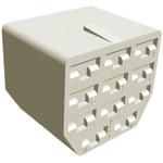 TE Connectivity 圧着カバー 11極， ナチュラル TE Connectivity Japan(旧:TYCOELECTRONICS(タイコエレクトロニクス))