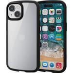 iPhone15 ケース ハイブリッド 衝撃吸収 軽量 薄型 カメラ周り保護 TOUGH SLIM LITE エレコム