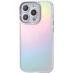 iPhone15 Pro ケース ハイブリッド 衝撃吸収 カメラレンズ保護設計 オーロラ &me エレコム