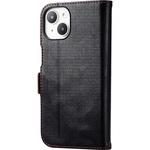 PM-A23APLFYBK iPhone15 ケース レザー 手帳型 衝撃吸収 薄型 スタンド機能付 ステッチ カードケース機能付 エレコム
