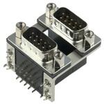 ダブルポート D-Subコネクタ Amphenol AMPHENOL