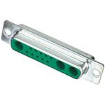 ハイブリッドD-subコネクタ(はんだ端子) Harting， メス， 10 (信号)、3 (電源 / 同軸)極 ハーティング