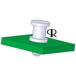 プッシュインスペーサ Richco 本体高さ ナイロン プッシュスペーサ PCB穴径2.54mm RICHCO