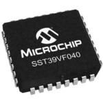 SST39VF040-70-4I-NHE マイクロチップ， 4Mbit フラッシュ メモリ パラレル， 32-Pin PLCC MICROCHIP