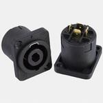 ラウドスピーカーコネクタ RS PRO 4極 オス パネルマウント RS PRO