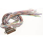 リード付Micro D-subコネクタ ITT Cannon MDMシリーズ 1.27mmピッチ  ストレート メス ITT CANNON