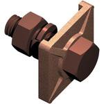 BN105 避雷テープクランプ テープ結合クランプWJ Furse 銅 26mm WJ Furse