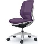 シルフィー 肘なし 背メッシュ ロー ホワイトボディ ハンガー無 ランバー有 樹脂脚 オカムラ(岡村製作所)