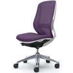 シルフィー 肘なし 背メッシュ ハイ ホワイトボディ ハンガー無 ランバー有 アルミ脚 オカムラ(岡村製作所)