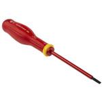 A4X100VE Facom スクリュードライバ， フラット， チップサイズ：0.8x4mm， VDE/1000V認証あり， AT4X100VE FACOM