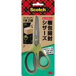 3M スリーエム スコッチ ハサミ 梱包開封シザーズ ベタつき防止加工 3M(スリーエム)