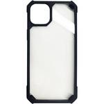 AC-P22-T BK iPhone14耐衝撃ハイブリッド背面クリアケース ブラック エアージェイ