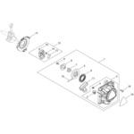 リコイルスタータ・プーリ部品RM3032-2WD 新ダイワ