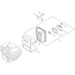 マフラ部品SSR2500-2T 新ダイワ