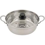 ビストロ・ミニ ステンレスIH卓上鍋  ガラス蓋付 ベストコ