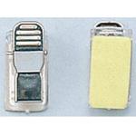 S-20.T クリッキーテープ付クリップのみ 中 単品バラ 共栄プラスチック