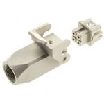 Harting ヘビーデューティパワーコネクタキット パネルキット メス 3 + PE極 ハーティング