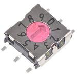 Hartmann ロータリスイッチ，10極， 表面実装 Hartmann