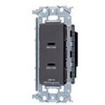 Panasonic - パナソニック　埋込 充電用 USBコンセント 2ポート　2個セット WN1476CW 埋込充電用USBコンセント2ポート 1個 Panasonic