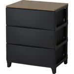 木製 天板付き ルームス チェスト ワイド サンカ