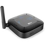 Bluetoothオーディオトランスミッター&レシーバー(送信機、受信機)低遅延aptX-LL対応 Connect Hub ブラック AF-CH-BK MEE audio
