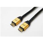 7.0m[HDMI ⇔ HDMI] 4K・3D・イーサネット対応 HDMIケーブル HDM70-130GD ゴールド ホーリック