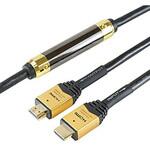 HDM150592GD HDM150-592GD HDMIケーブル  ゴールド [15m /HDMI⇔HDMI /スタンダードタイプ /イーサネット対応] ホーリック