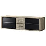 ASMCD1300GB テレビ台  オーク木目柄(グレージュ) AS-MCD1300-GB 朝日木材加工 (AVAWOOD)