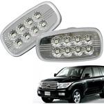 D072CL 200系 ランドクルーザー 流れるウインカー シーケンシャル LEDサイドマーカー クリアー クリスタルアイ