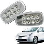 D072CL 20系 プリウス 流れるウインカー シーケンシャル LEDサイドマーカー クリアー クリスタルアイ