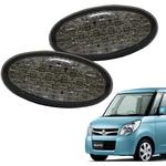 D074SM 流れるウインカータイプ スズキ車用 シーケンシャルウインカー LEDサイドマーカー パレット(MK21S) スモーク クリスタルアイ