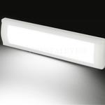 Q001WH 12V/24V車兼用 スーパーブライトLEDインテリアライト  面発光LED 汎用スリムルームランプ 大型ラゲッジランプ トラック カーゴランプ 作業灯 室内照明 クリスタルアイ
