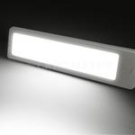 Q002SV 12V/24V車兼用 スーパースリムフラットパネルLEDライト 汎用 面発光LED ルームランプ ラゲッジランプ トラック カーゴランプ作業灯 室内照明 シルバー クリスタルアイ