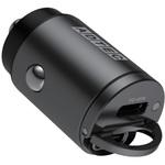 Power Delivery対応 シガーソケットタイプ充電器/45W/USB Type-C 2ポート/ブラック アドテック