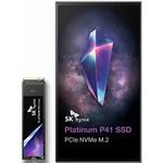 SHPP41-1000GM-2 <Platinum P41>SSD 1TB M.2 2280 NVMe PCIe Gen4x4 R：7000MB/s W：6500MB/s HYNIX