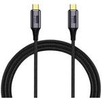 JTU4CC10-BK Type C to Type C USB 4.0 Multifunctional Data Cable 1m JTT