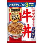 DONBURI亭3食パック牛丼 グリコ